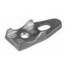 Appleton CLB-50MN 1-Hole Clamp Back; 1/2 Inch, Hot-Dip Galvanized, Malleable Iron