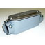 Bridgeport C-44CGC Type C Combination Conduit Body Assembly With Cover and Gasket; 1-1/4 Inch, Threaded x Set-Screw, Aluminum
