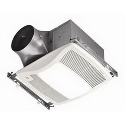 Broan Nu-Tone XB110HL Broan Nu-Tone XB110HL Humidity Sensing Fan With Light; 120 Volt, 1 Amp, 110 cfm At 0.10 Inch and 0.25 Inch, Less Than 0.3 Sones, 6 Inch Duct, Ceiling Mount, White