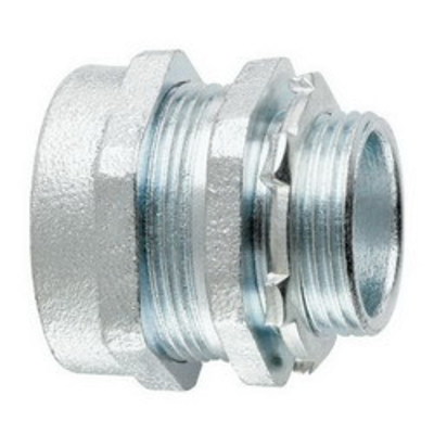 Cooper Crouse-Hinds CPR8 Midwest CPR8 Non-Insulated Rigid Conduit Connector; 3 Inch, Compression x MNPT, Malleable Iron