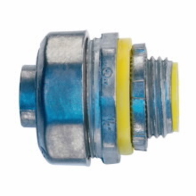Cooper Crouse-Hinds LTB350DC Cooper Crouse-Hinds LTB350DC Straight Insulated Liquidtight Connector; 3-1/2 Inch, Die-Cast Zinc, Natural