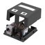 Hubbell Premise Wiring ISB2BK Hubbell Premise ISB2BK iSTATION&trade; Non-Metallic Surface Mount Box; 2-Port, Screw/Double-Sided Adhesive Tape Mount, Black