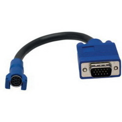 Hubbell Premise Wiring 15MP6P1 Hubbell Premise 15MP6P1 X-END AV Plug-N-Play System 15 - 8 Pin AV Connector With 8 Inch Tail; Flame Retardant Polymer Module, Black/Blue