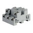 Idec SR3P-05 SR Series Relay Socket; 10 Amp, 300 Volt, 3-Pole, DIN Rail Snap/Surface Mount