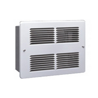 King Electrical WHF2415I-W King Electrical WHF2415I Fan Forced Electric Space Wall Heater With Grille; 240 Volt, 1500 Watt, Wall Mount, Nickel Chromium Alloy Wire Heating Element, 22 Gauge Electro Galvanized Steel, Bright White, Epoxy Powder coated