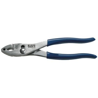 Klein Tools D5148 Klein Tools D514-8 Slip-Joint Plier; 8.0625 Inch, Nickel-Chrome Plated