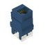 On-Q WP3450-BE Category 5e RJ45 Keystone Connector; Vertical Mount, 8P8C, Blue