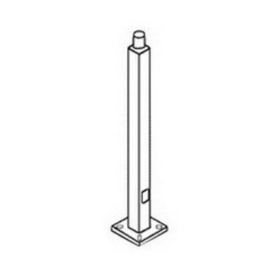 RAB Lighting PS4-11-10WT RAB PS4-11-10WT Tenon Top Pole; 10 ft, 4 Inch Shaft, Bronze