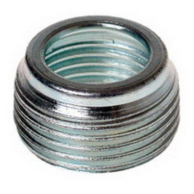 RACO 1154 Hubbell Electrical / RACO 1154 Reducing Bushing; 2 Inch x 1 Inch, Threaded, Steel, Electro-Zinc-Plated