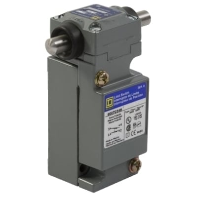 Square D by Schneider Electric 9007C54H Square D 9007C54H Heavy Duty Limit Switch, 600 V, 10 A, 1NC 1NO, Snap Action