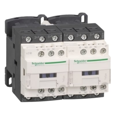 Square D by Schneider Electric LC2D09T7 LC2D09T7 SQD TeSys D reversing contactor - 3P(3 NO) - AC-3 - <= 440 V 9 A - 480 V AC coil