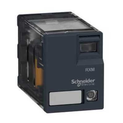 Square D by Schneider Electric RXM2AB3P7 Square D RXM2AB3P7 Electromechanical Plug-In Relay, 230 VAC, 12 A, 336 W, 2CO