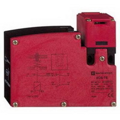 Square D by Schneider Electric XCSTE7513 Schneider Electric / Square D XCSTE7513 Preventa&trade; Safety Interlock Switch; 300 Volt AC, 2 NC, Turret Head Rotary Lever Actuator