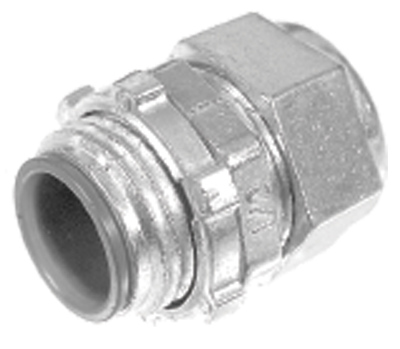 Topaz Electrical Fittings 653I 653I TPZ 1 IN EMT CONNECTORS - COMPRESSION TYPE INSULATED THROAT - ZINC